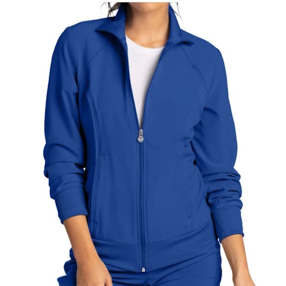 Cherokee Infinity Zip Scrub Jacket Size XL - Picture 2 of 2